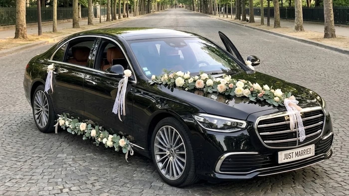 Marcedes Class S 8 location mariage — Marcedes Class S 8